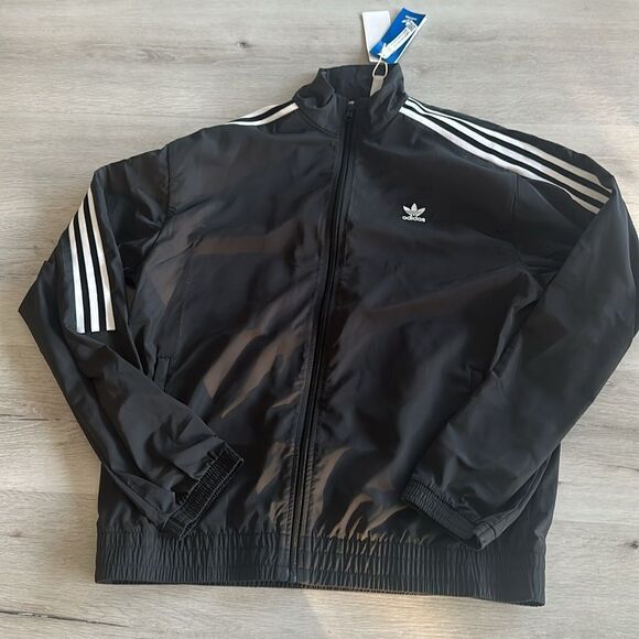 adidas‎ Adicolor Track Jacket Black/White XL NWT - Picture 8 of 10